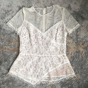 BCBG size small lace top